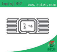 UHF RFID tag:Impinj B42